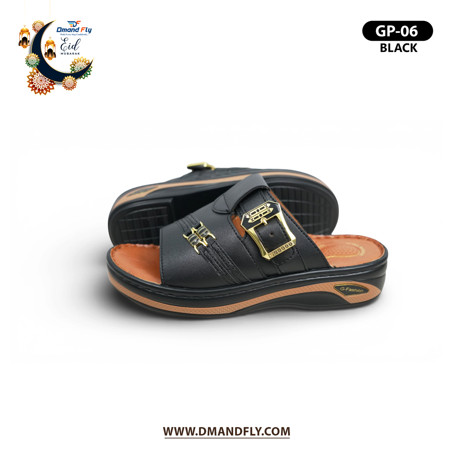 GP-06 Arabian Sandal (Black)