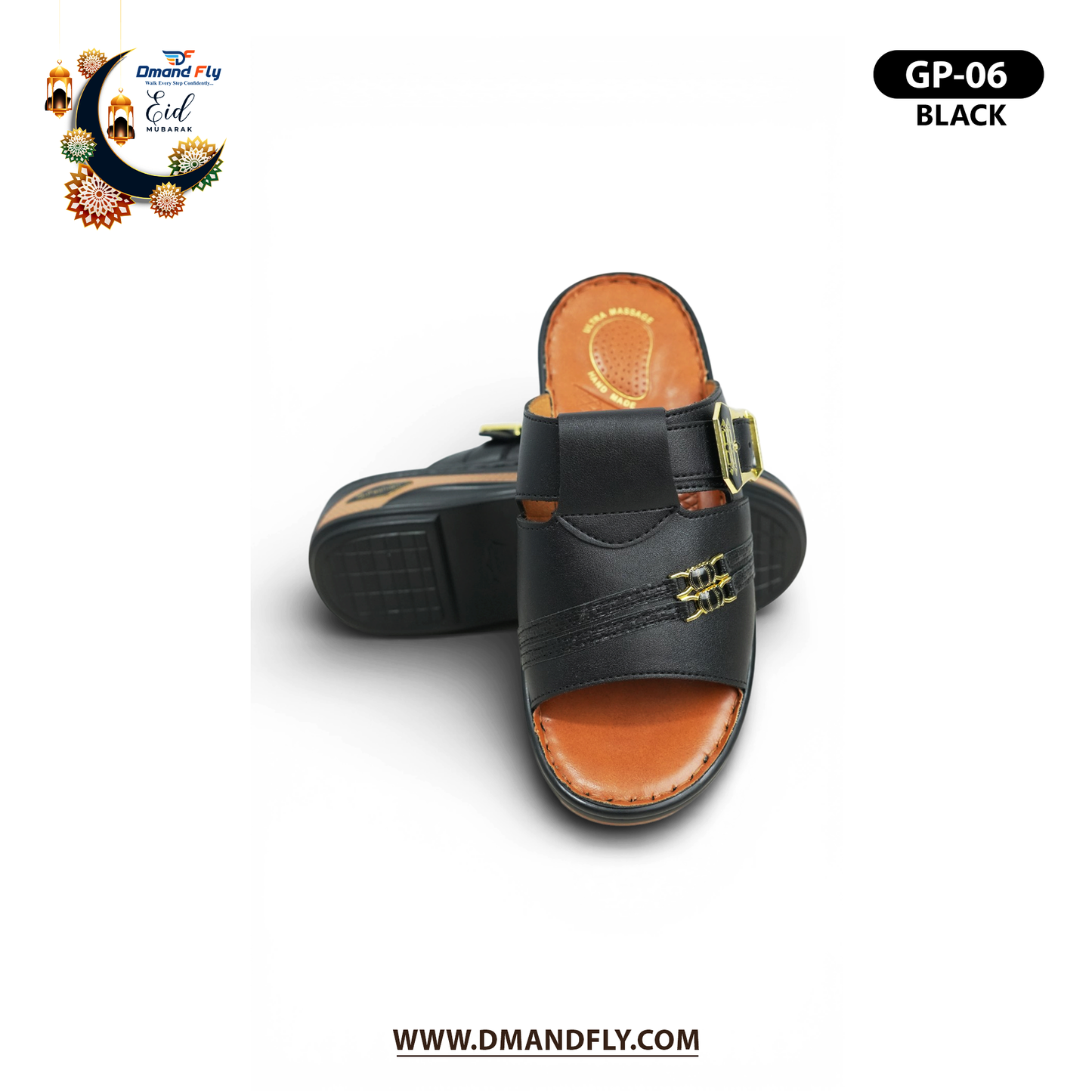 GP-06 Arabian Sandal (Black)