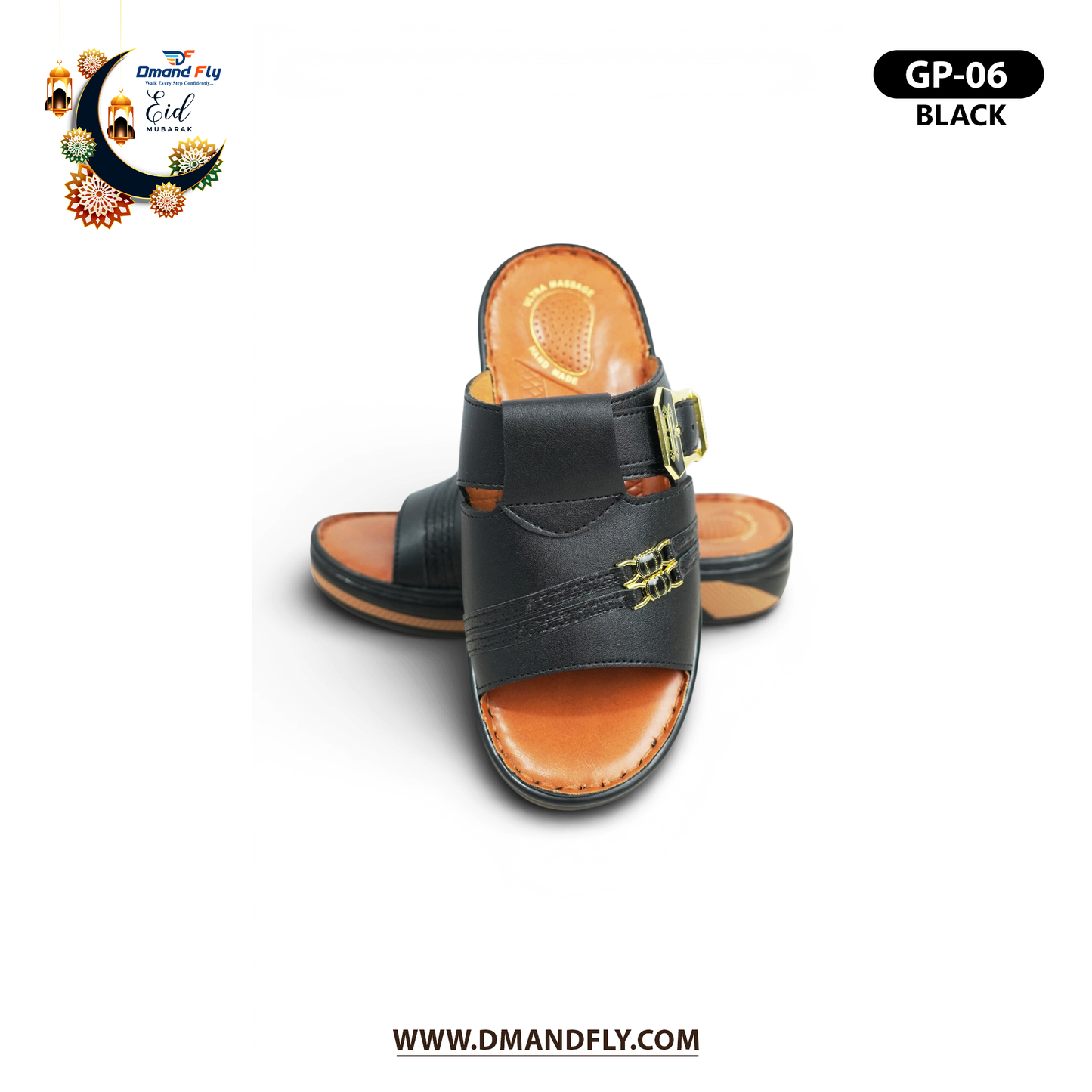 GP-06 Arabian Sandal (Black)