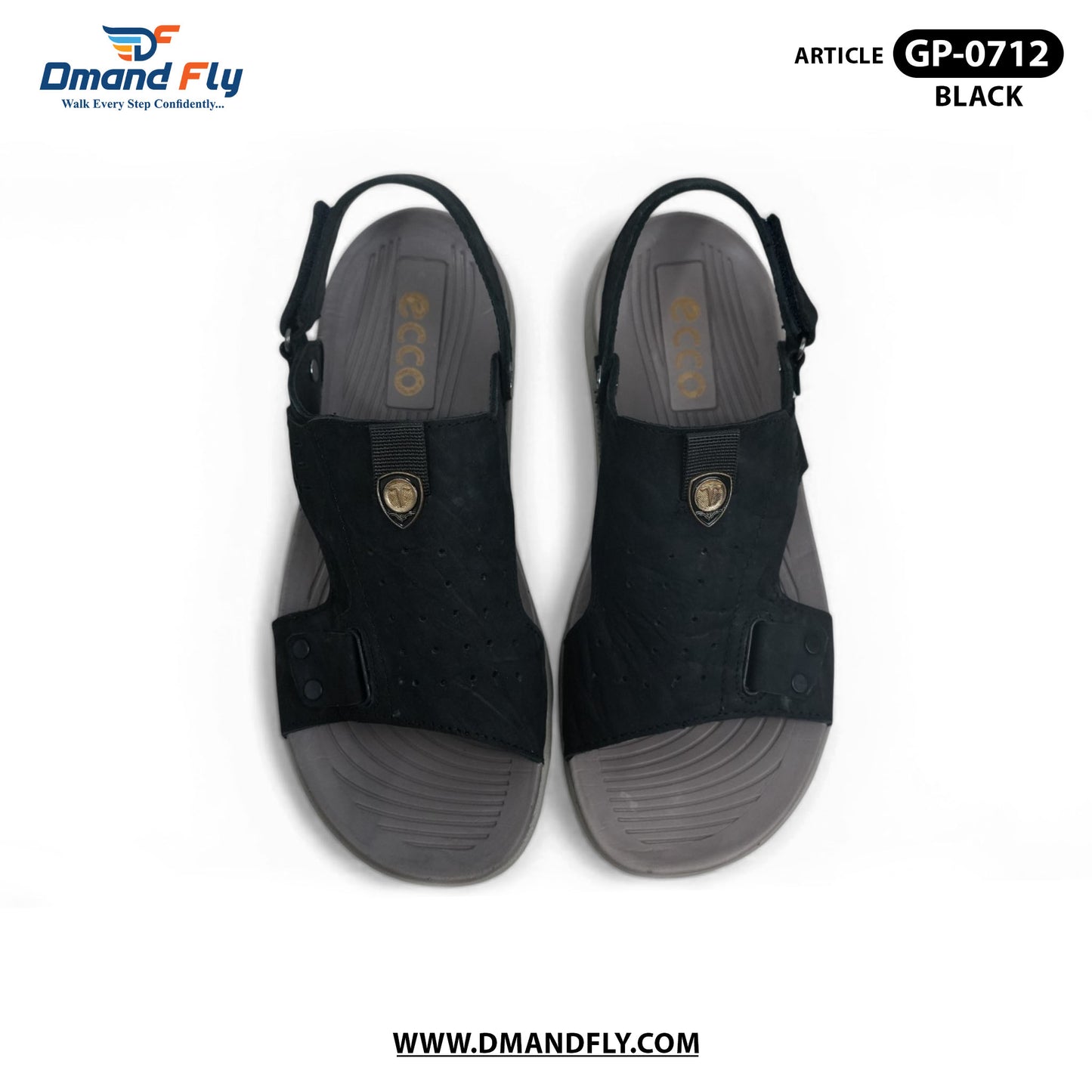 GP-0712 Belt Sandal (Black)