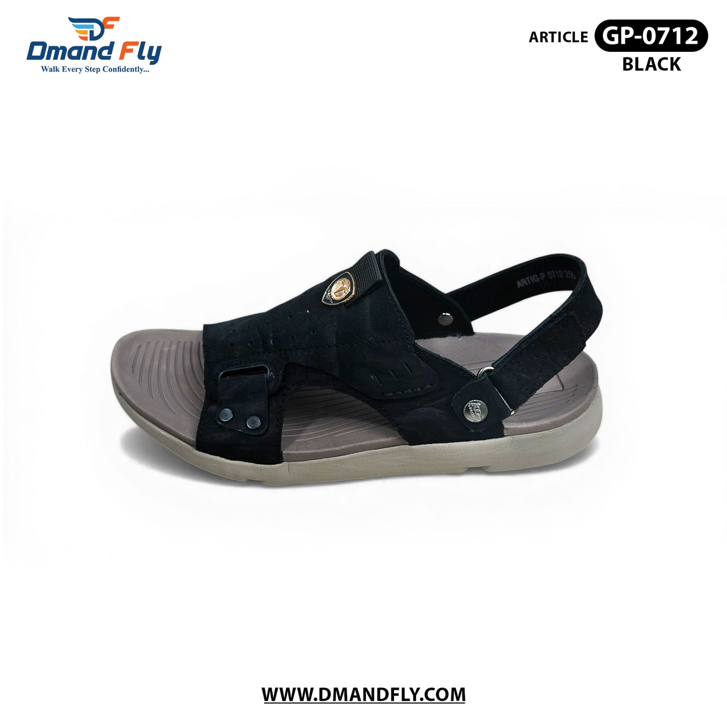 GP-0712 Belt Sandal (Black)