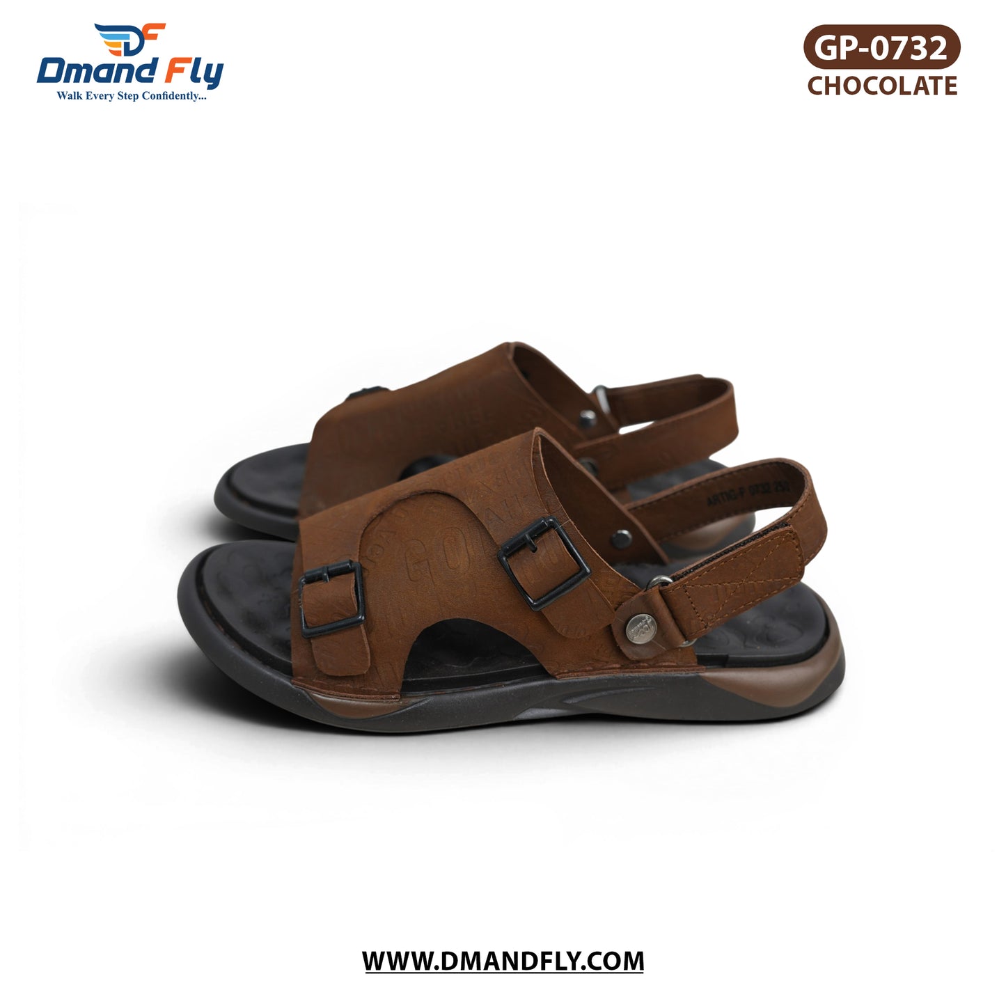 GP-0732 Leather Sandal (Chocolate)
