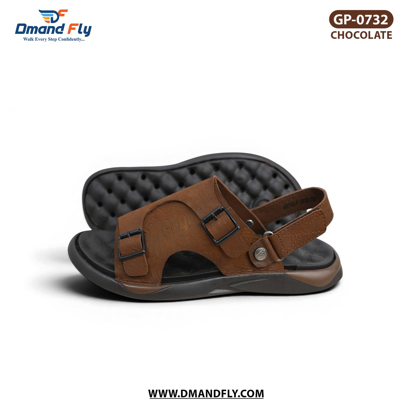 GP-0732 Leather Sandal (Chocolate)