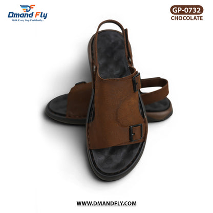 GP-0732 Leather Sandal (Chocolate)