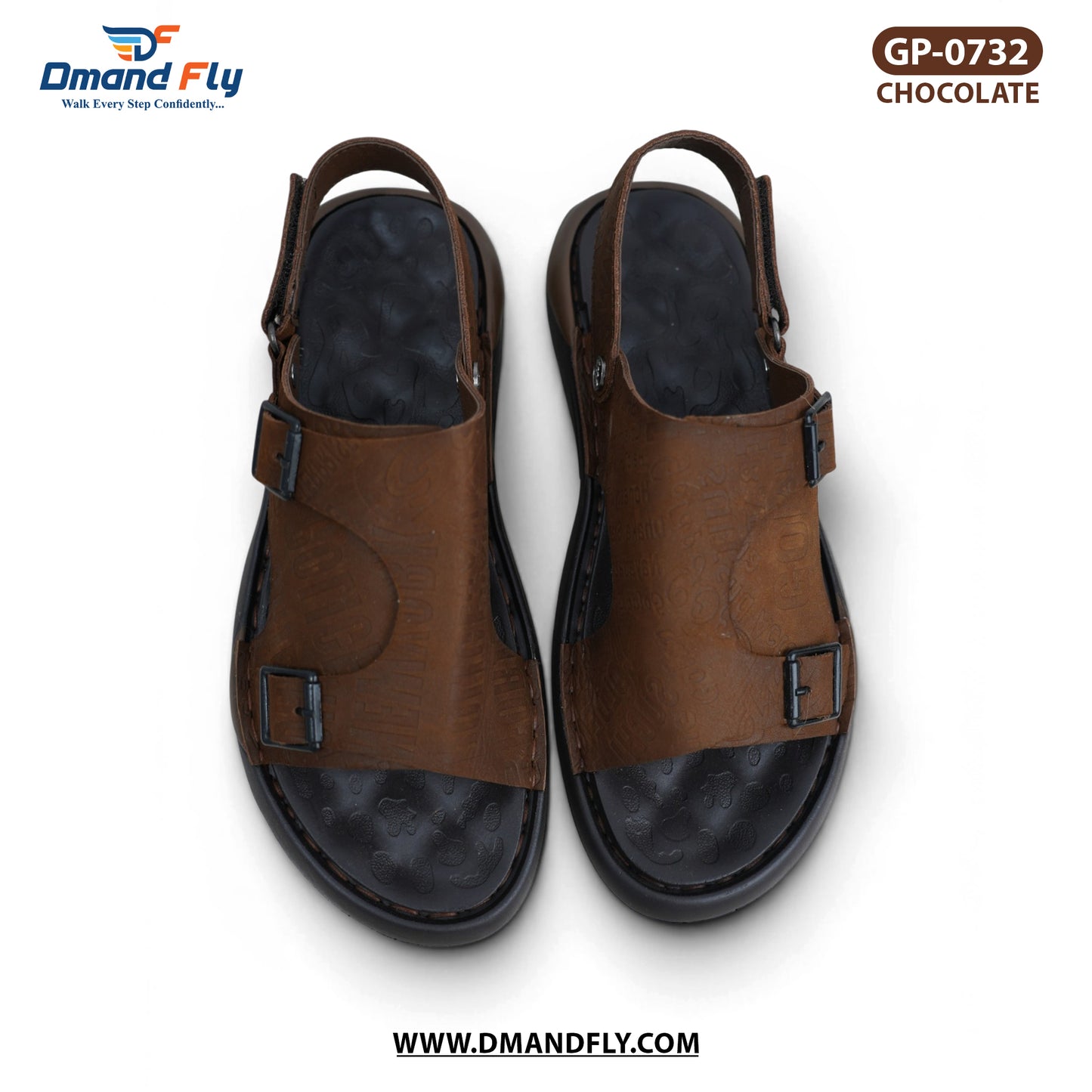 GP-0732 Leather Sandal (Chocolate)