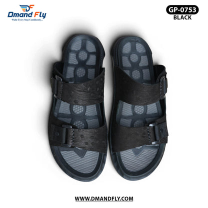 GP-0753 Leather Sandal (Black)