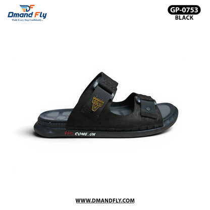 GP-0753 Leather Sandal (Black)