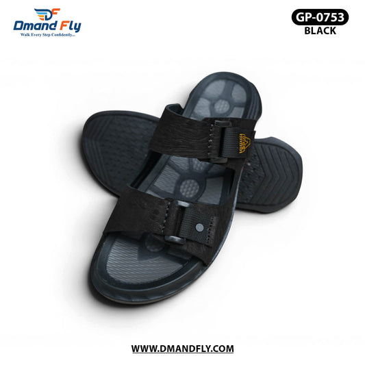GP-0753 Leather Sandal (Black)