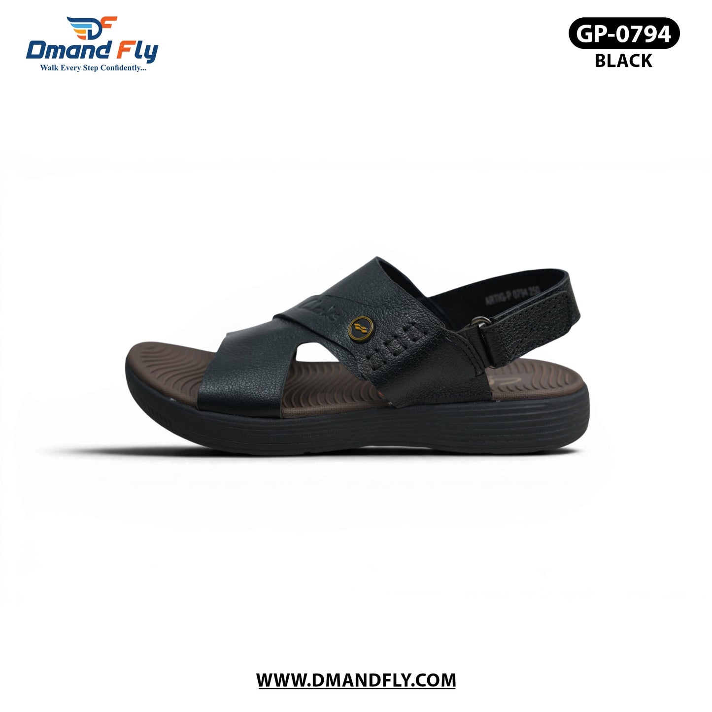 GP-0794 Hawai Sole Sandal (Black)
