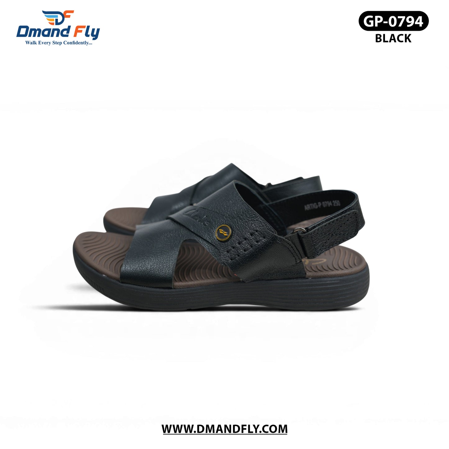 GP-0794 Hawai Sole Sandal (Black)