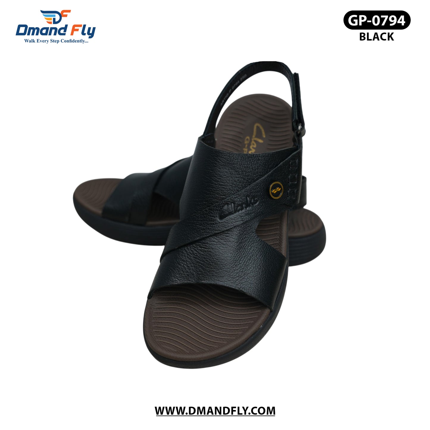 GP-0794 Hawai Sole Sandal (Black)