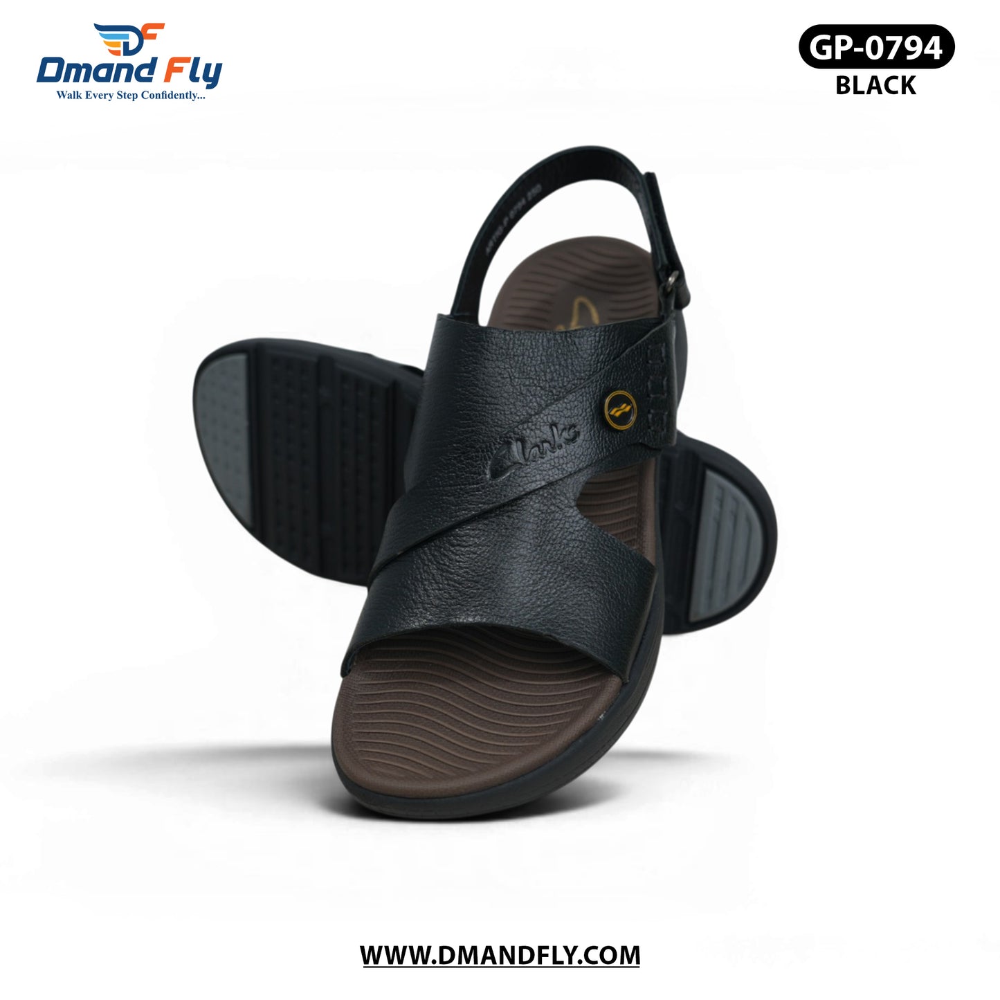 GP-0794 Hawai Sole Sandal (Black)