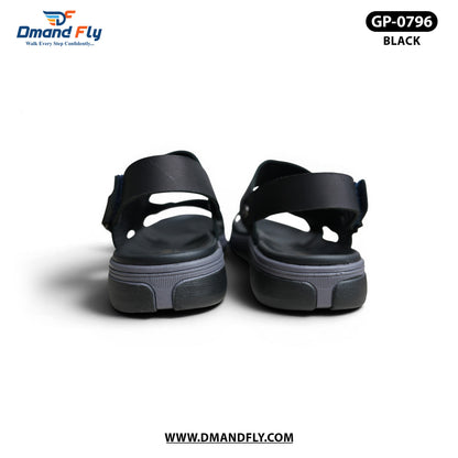GP-0796 Leather Sandal (Black)