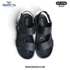 GP-0796 Leather Sandal (Black)