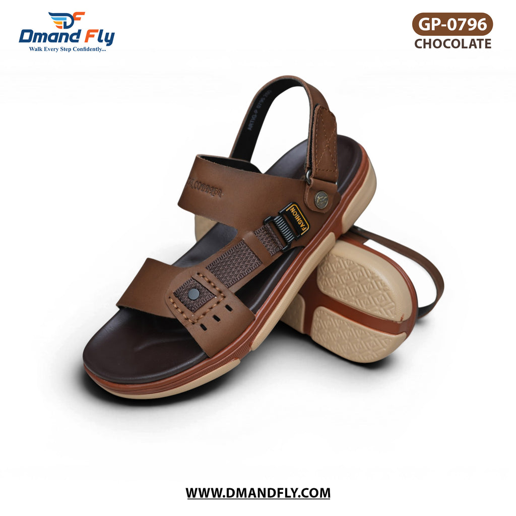 GP-0796 Leather Sandal (Chocolate)