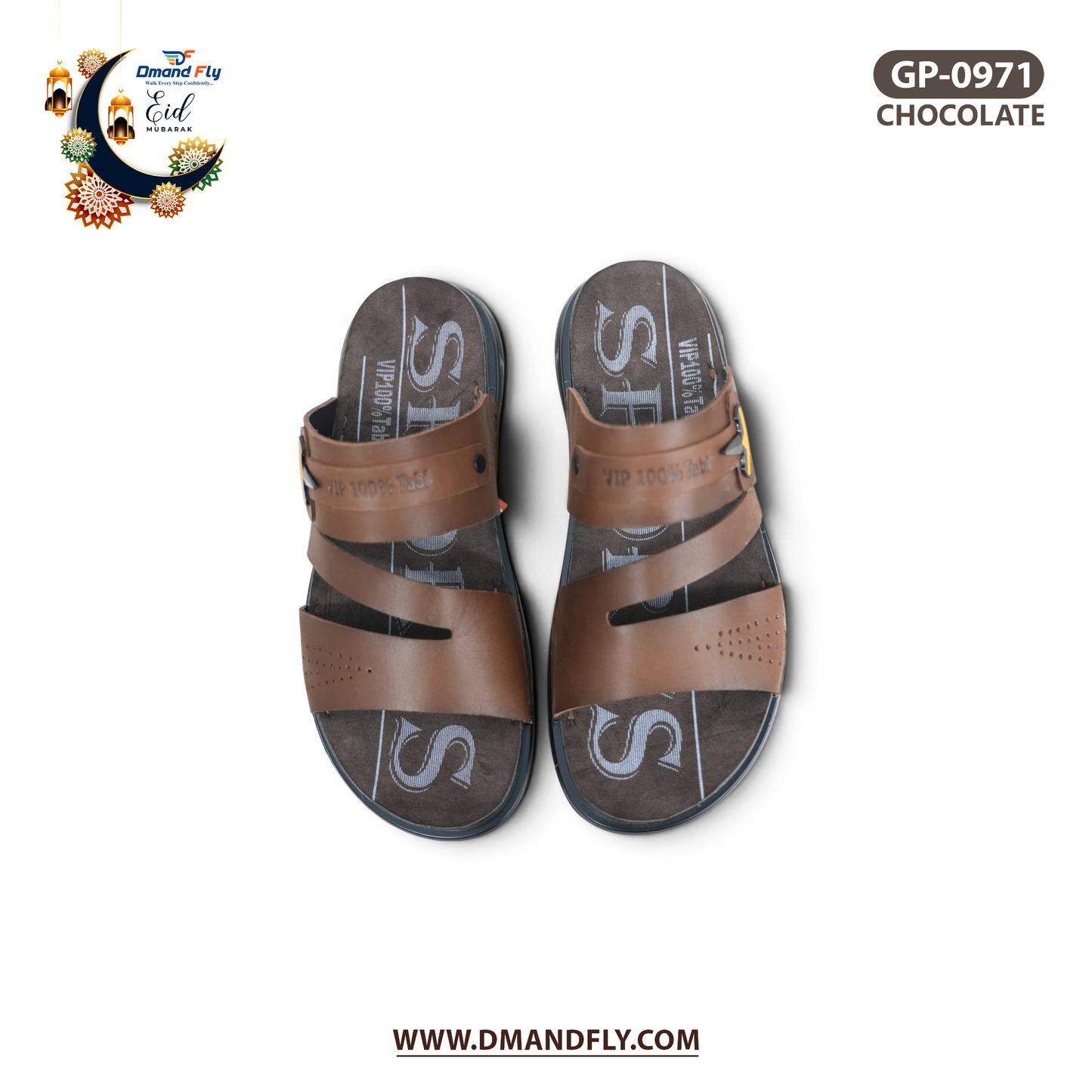 GP-0971 Leather Sandal (Chocolate)