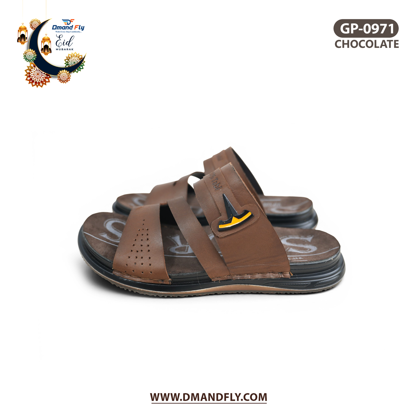 GP-0971 Leather Sandal (Chocolate)