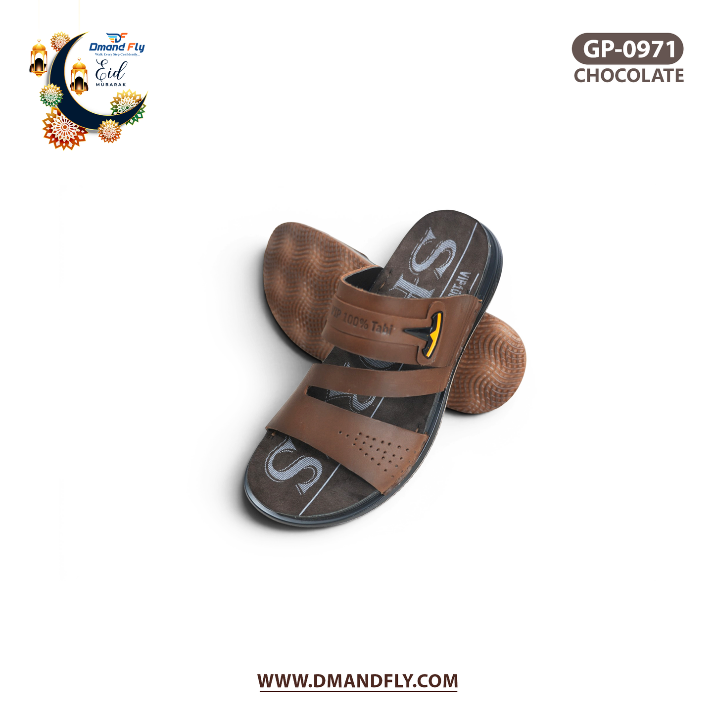GP-0971 Leather Sandal (Chocolate)
