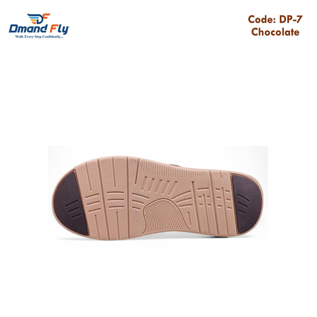 DP-7 Leather Sandal (Chocolate)