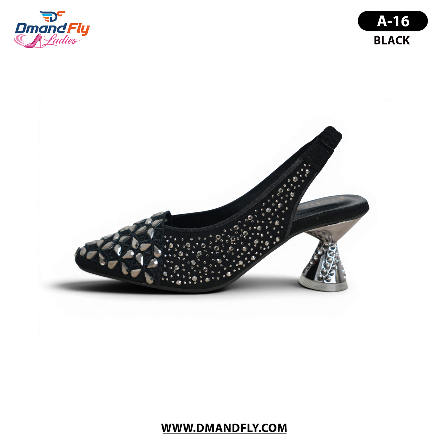 A16 Stone Work Heel (Black)