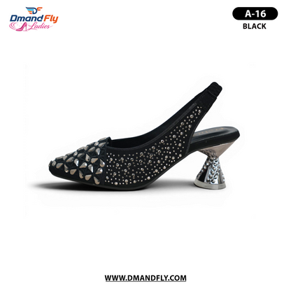 A16 Stone Work Heel (Black)