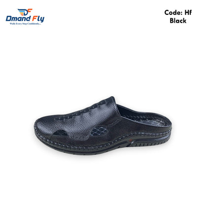 HF (Black) Leather Sandal
