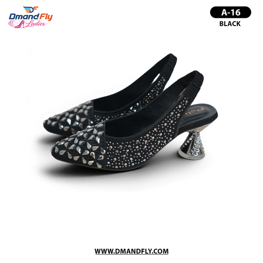 A16 Stone Work Heel (Black)