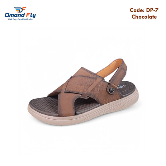 DP-7 Leather Sandal (Chocolate)