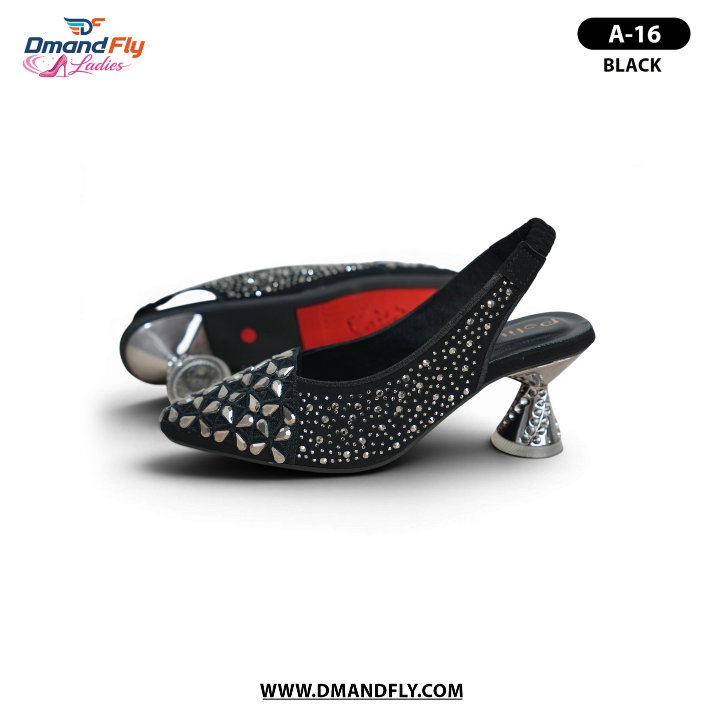 A16 Stone Work Heel (Black)