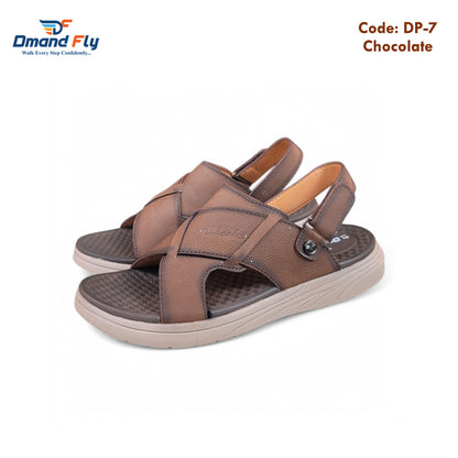 DP-7 Leather Sandal (Chocolate)