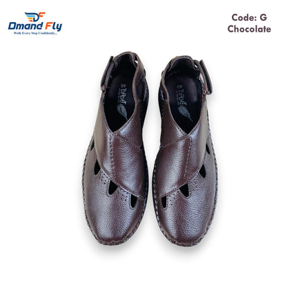 G Leather Sandal