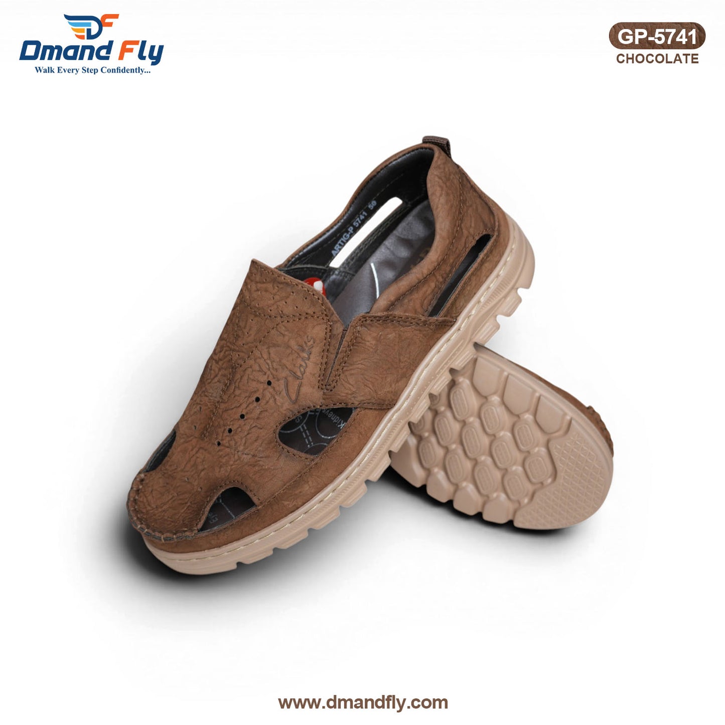 GP-5741 Leather Cycle Shoe (Chocolate)