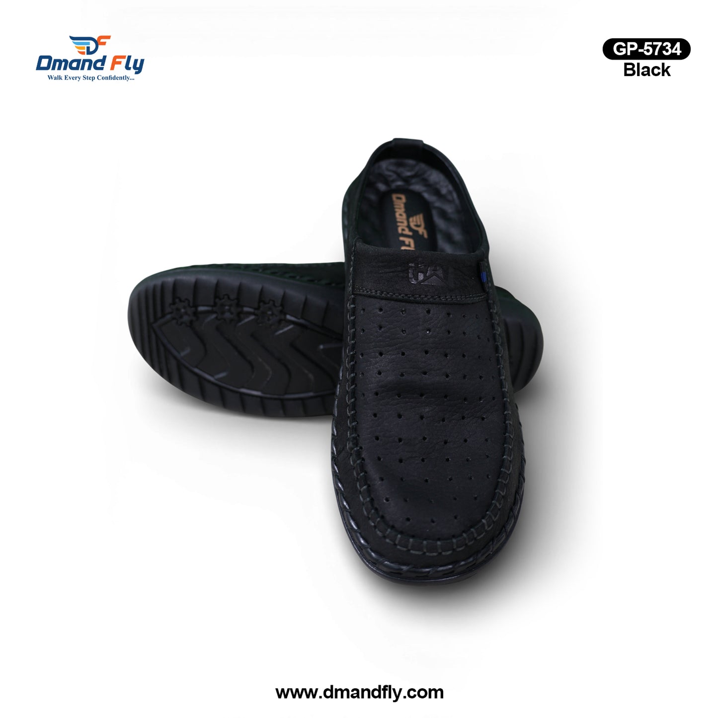 GP-5734 Half Casual Shoe (Black)