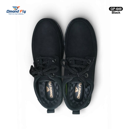 GP-649 Lace Up Casual (Black)