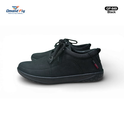 GP-649 Lace Up Casual (Black)