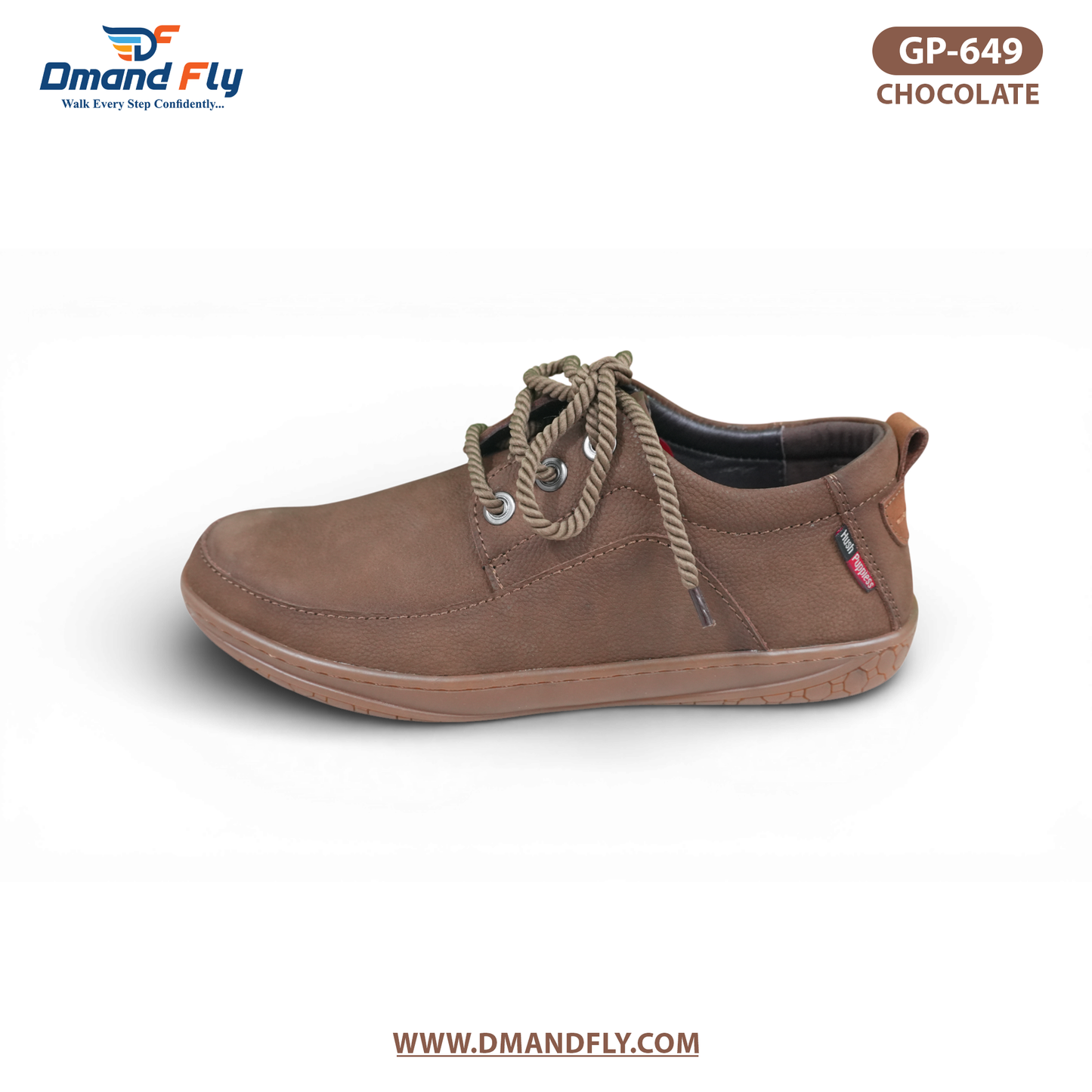 GP-649 Lace Up Casual (Chocolate)