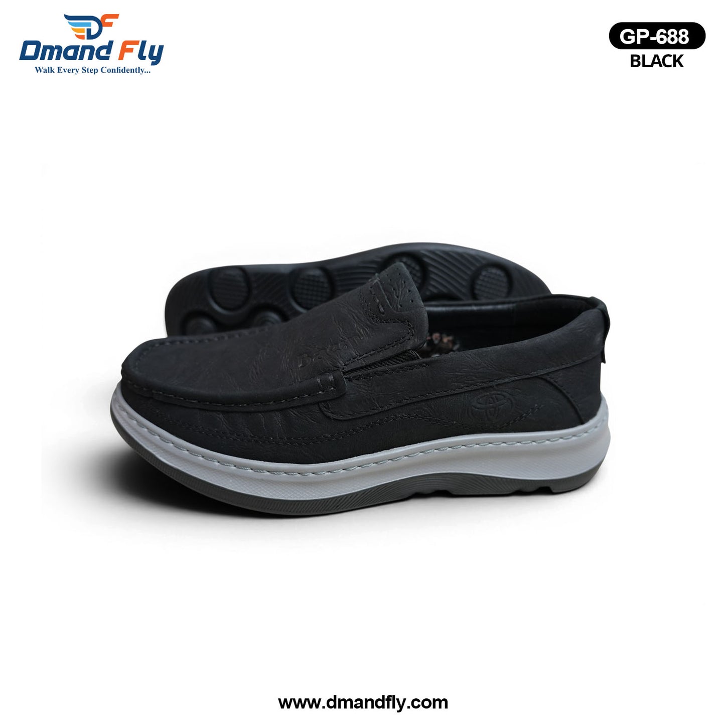 GP-866 Original Leather Casual (Black)