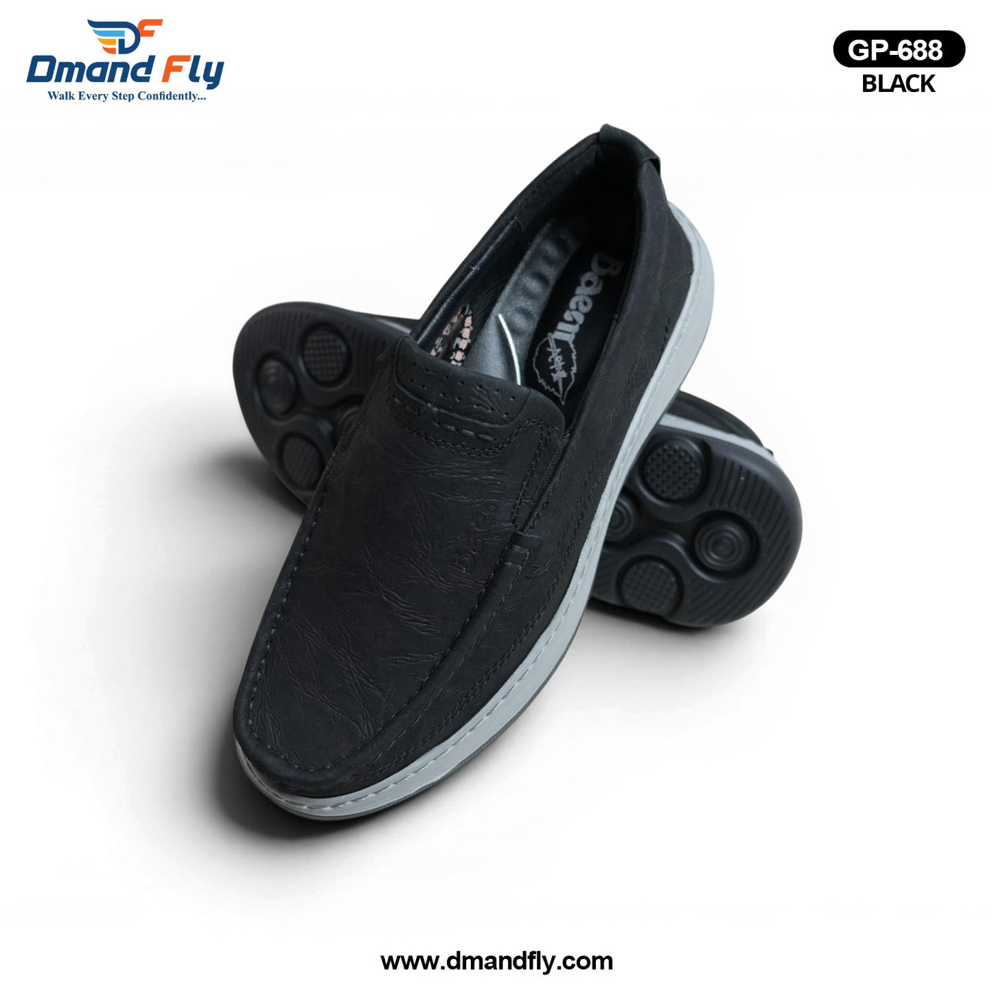 GP-866 Original Leather Casual (Black)