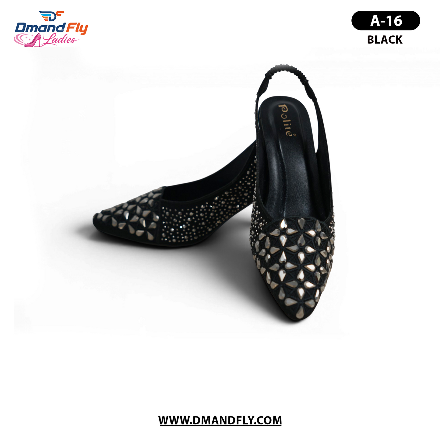 A16 Stone Work Heel (Black)