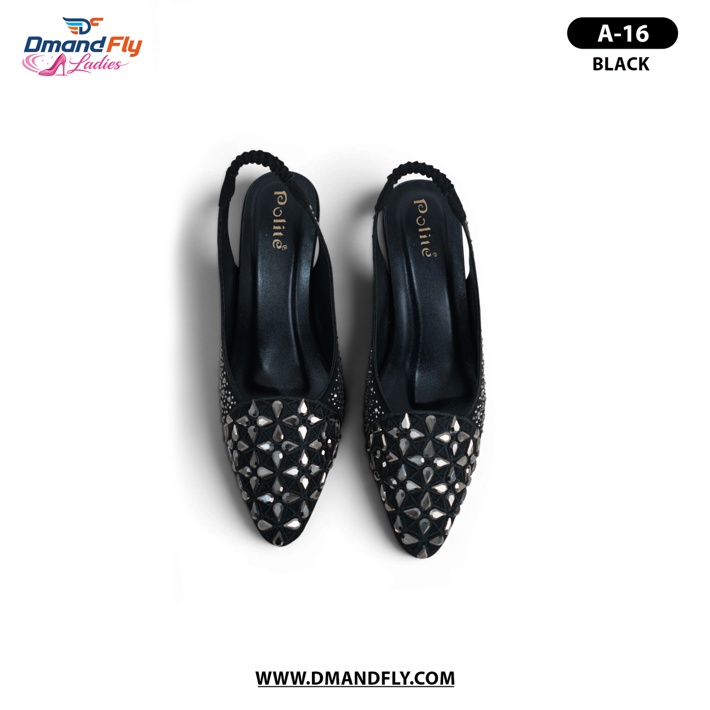 A16 Stone Work Heel (Black)