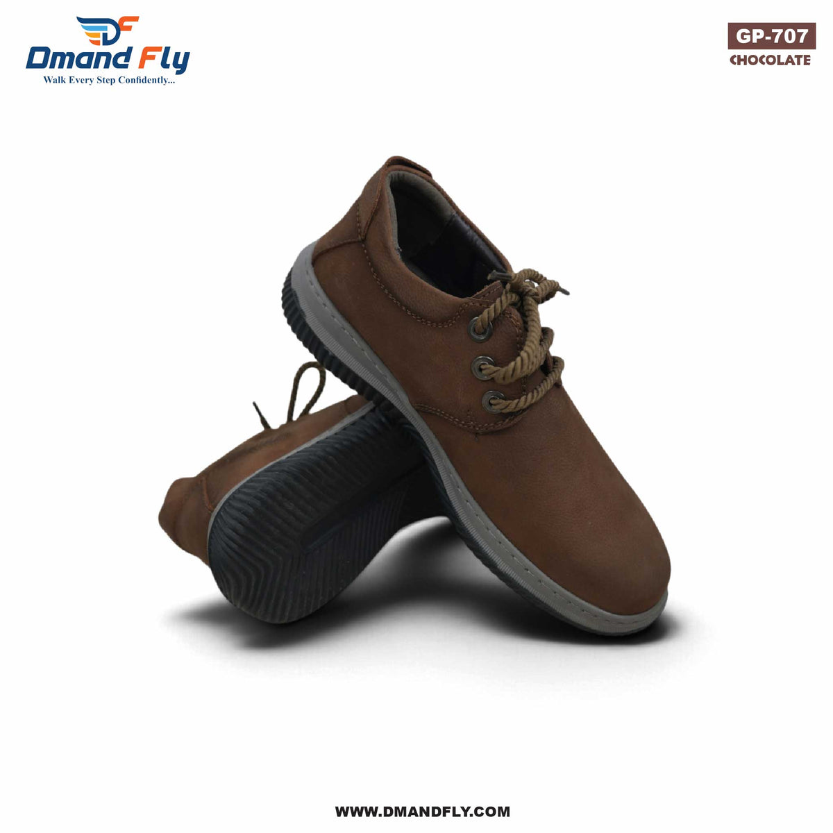 GP-707 Original Leather Shoe (Chocolate)