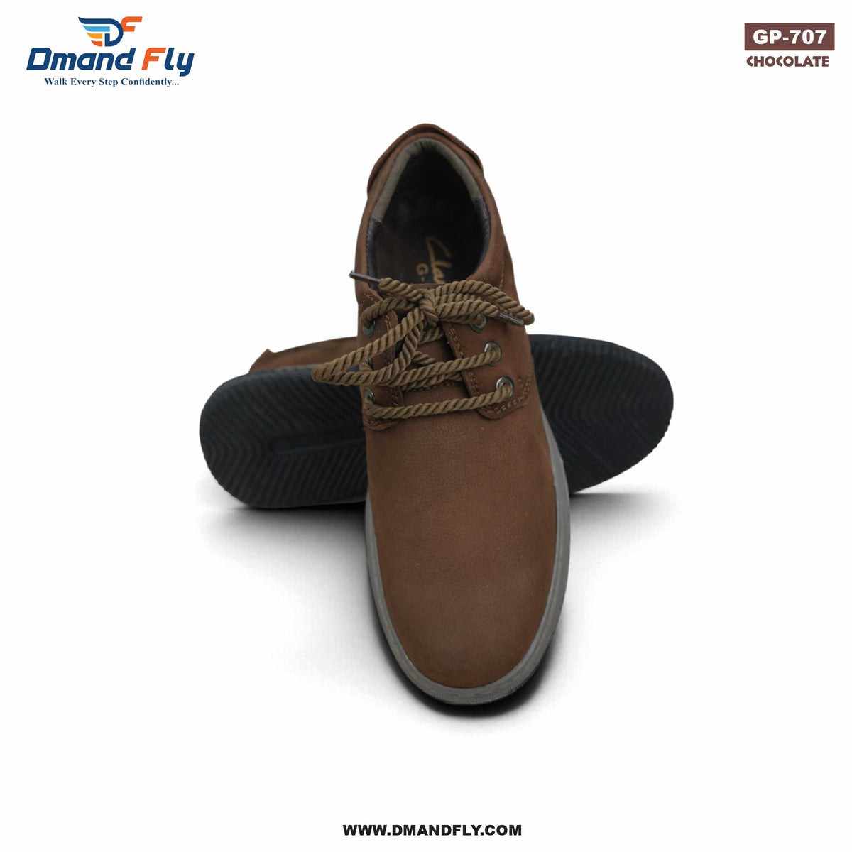GP-707 Original Leather Shoe (Chocolate)