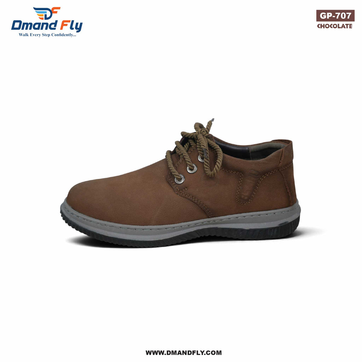 GP-707 Original Leather Shoe (Chocolate)