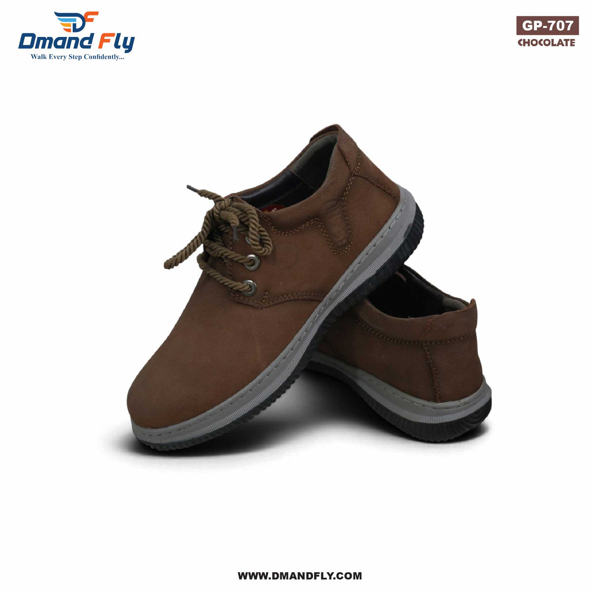 GP-707 Original Leather Shoe (Chocolate)