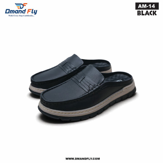 AM-14 Original Leather Half Casula Shoe (Black)