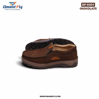 DF-6001 Original Leather Shoe (Chocolate)