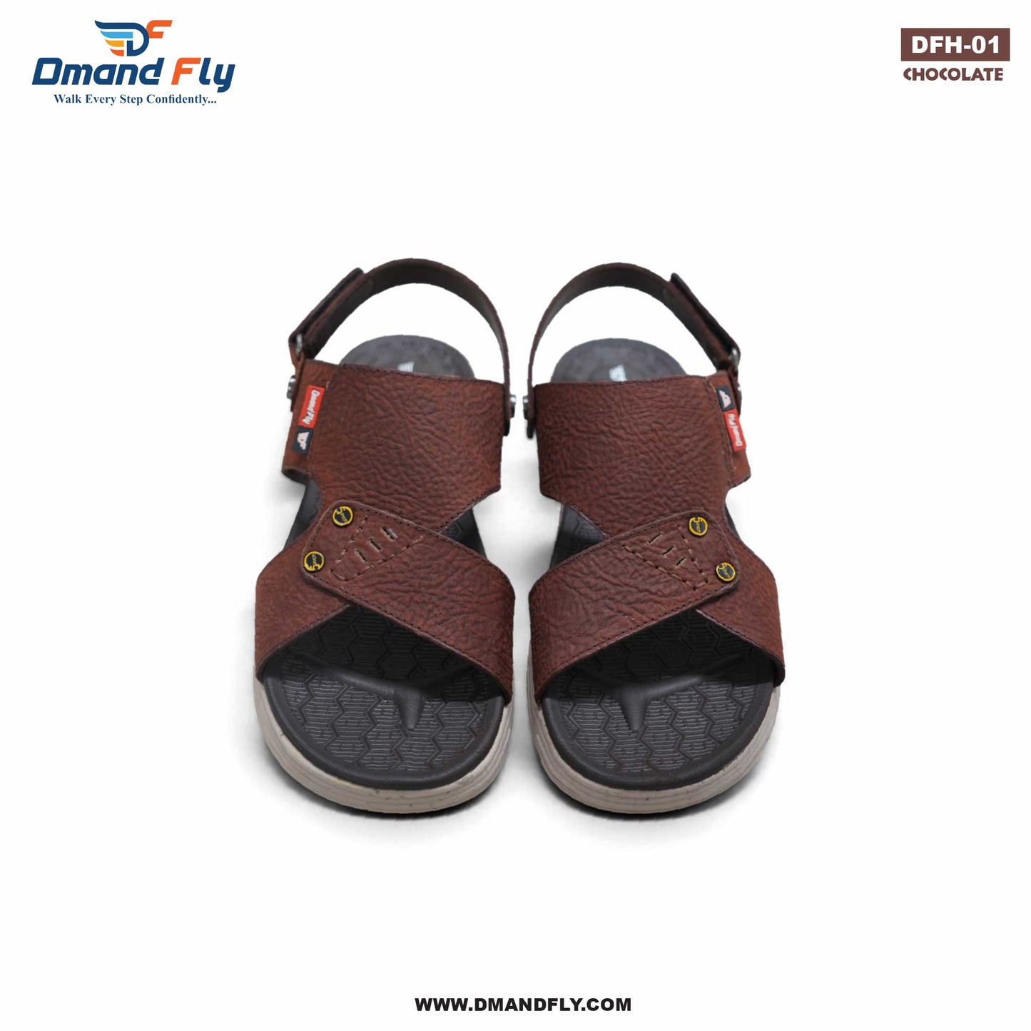DFH-01 Leather Sandal (Chocolate)