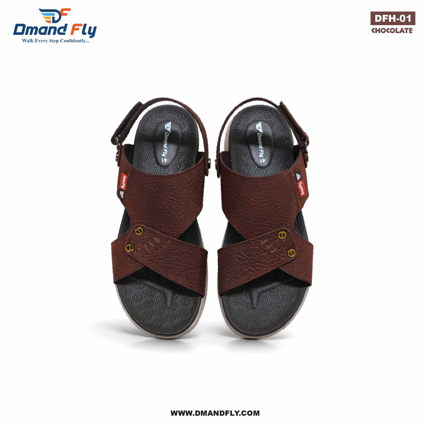 DFH-01 Leather Sandal (Chocolate)