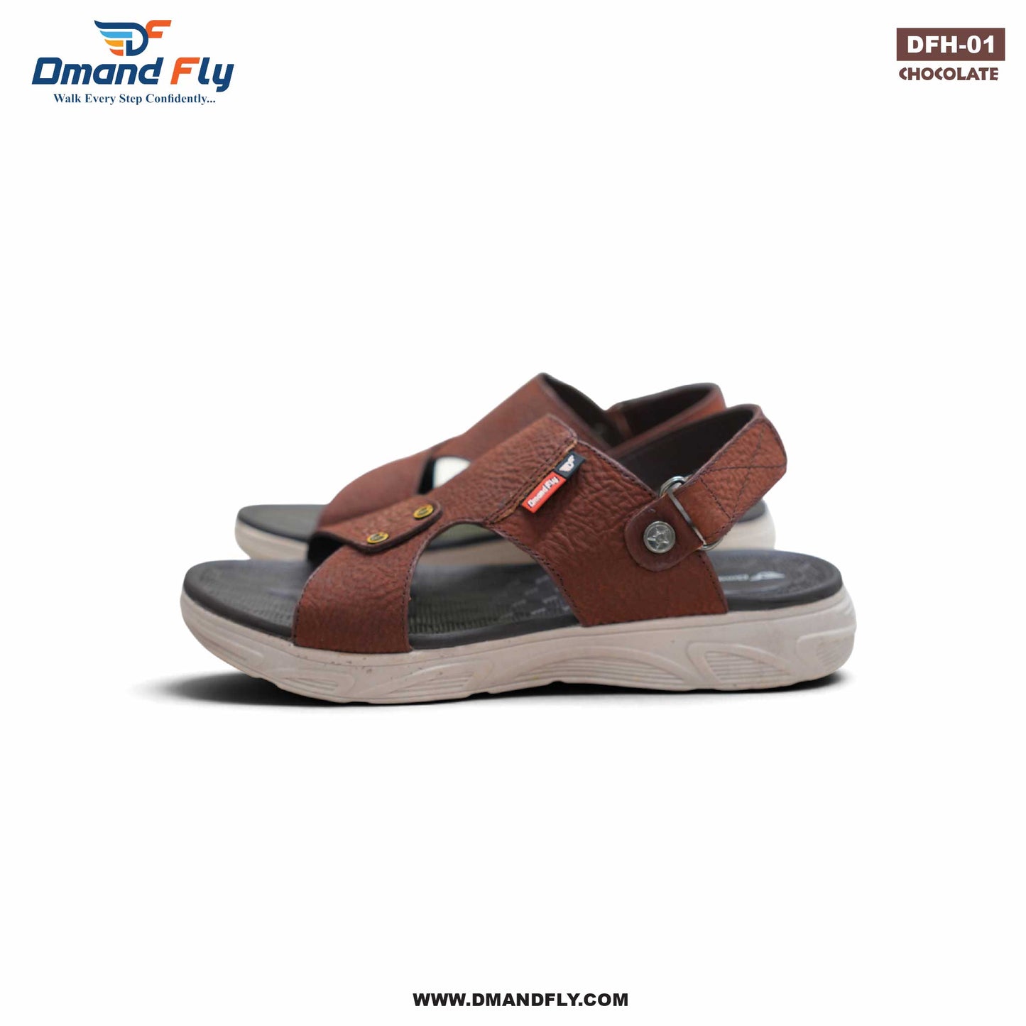 DFH-01 Leather Sandal (Chocolate)