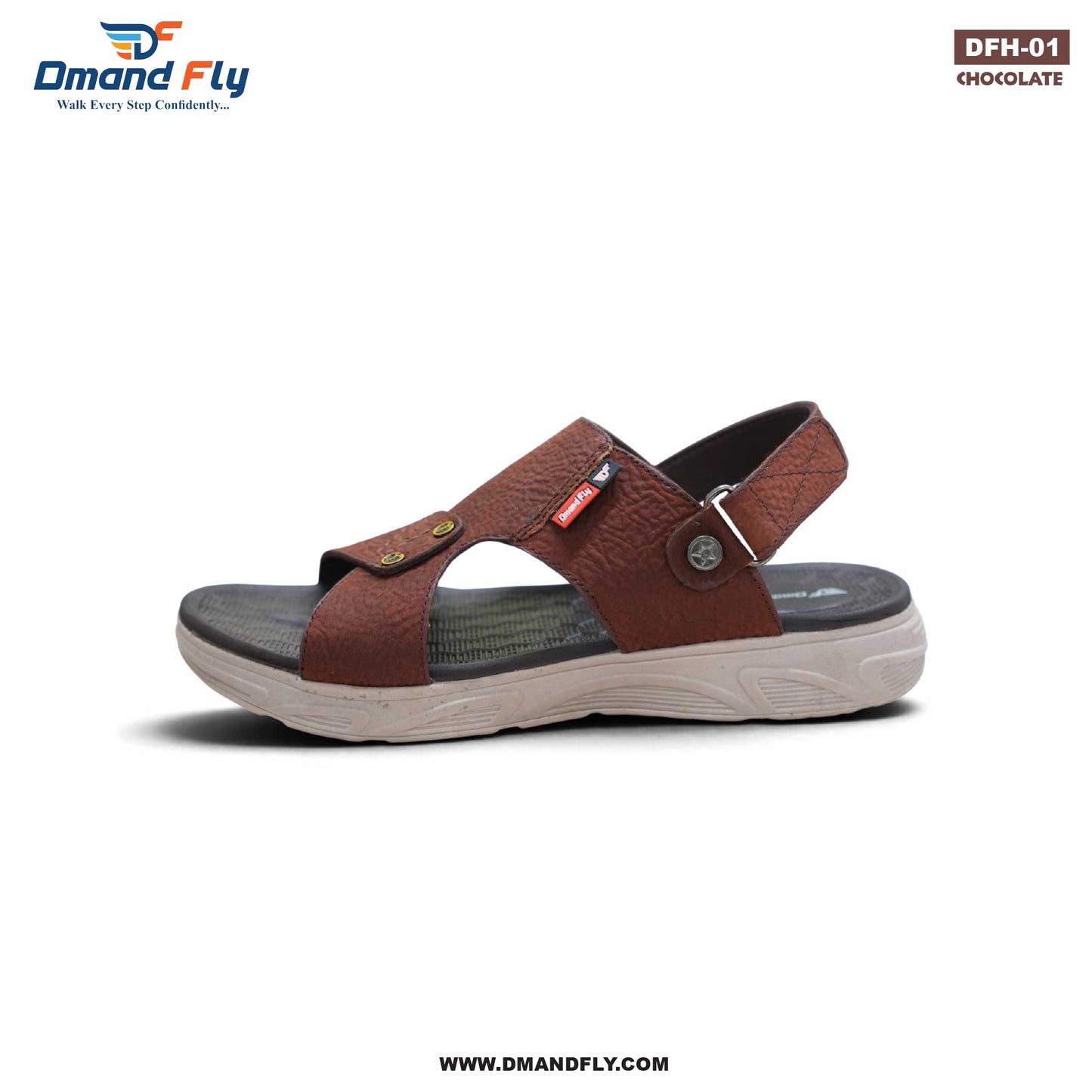 DFH-01 Leather Sandal (Chocolate)
